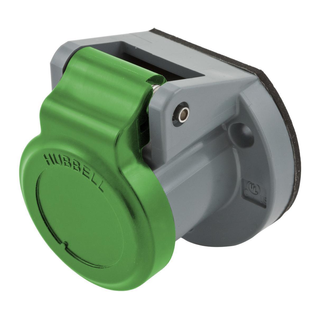 Hubbell Wiring Device-Kellems HBL15NCGN Single Pole Connector Caps & Covers