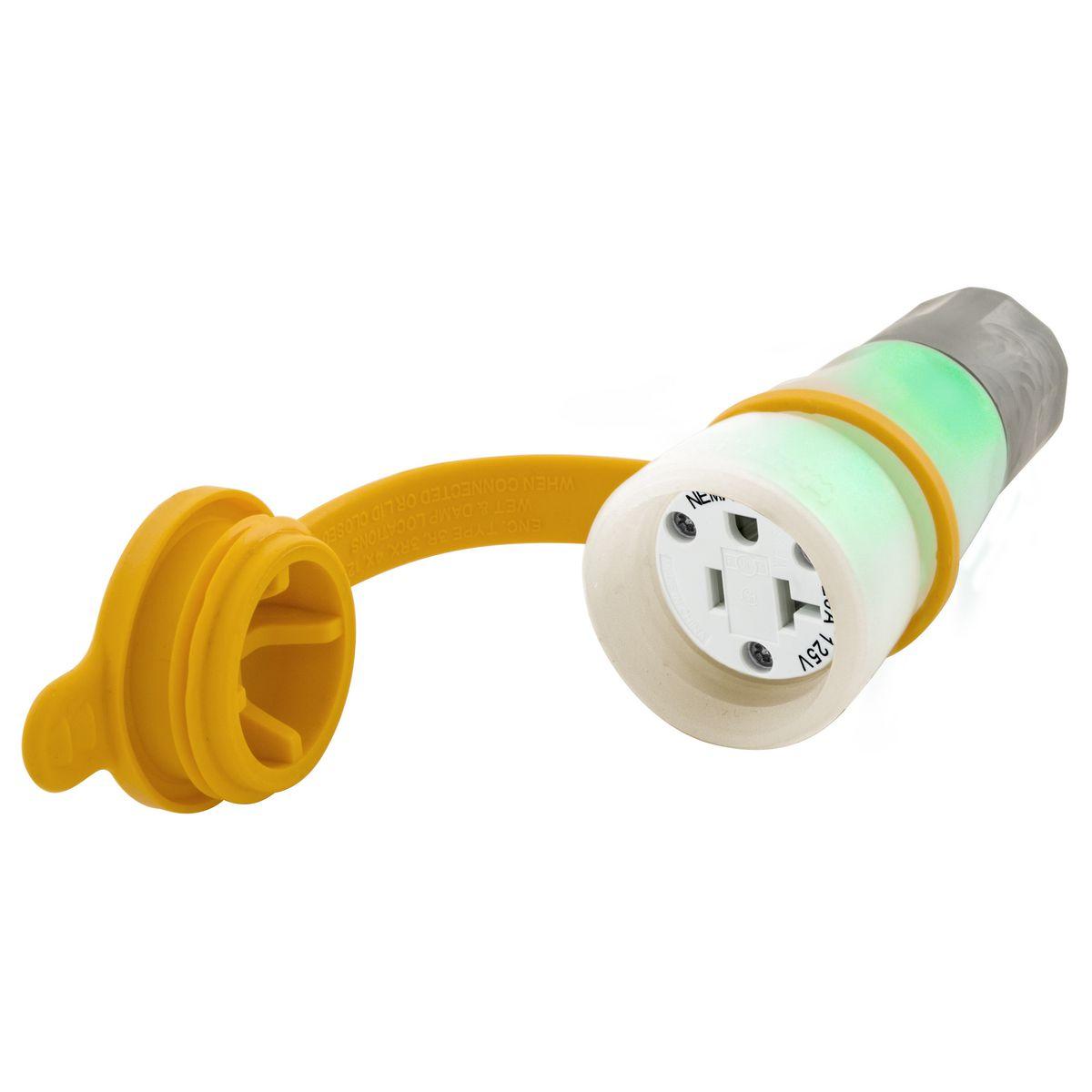 Hubbell Wiring Device-Kellems HBL15W33AWC Straight Blade Connectors