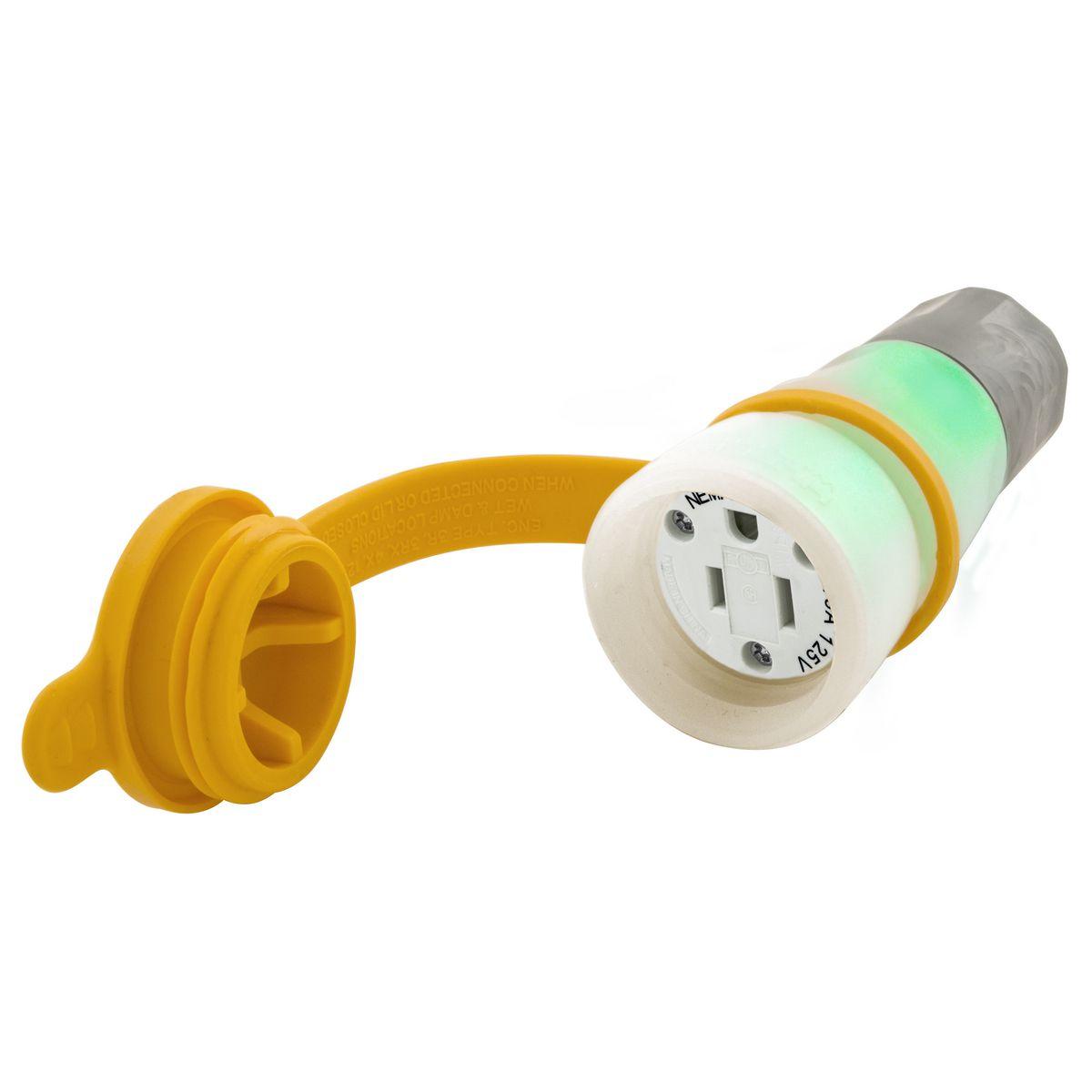 Hubbell Wiring Device-Kellems HBL15W47AWC Straight Blade Connectors