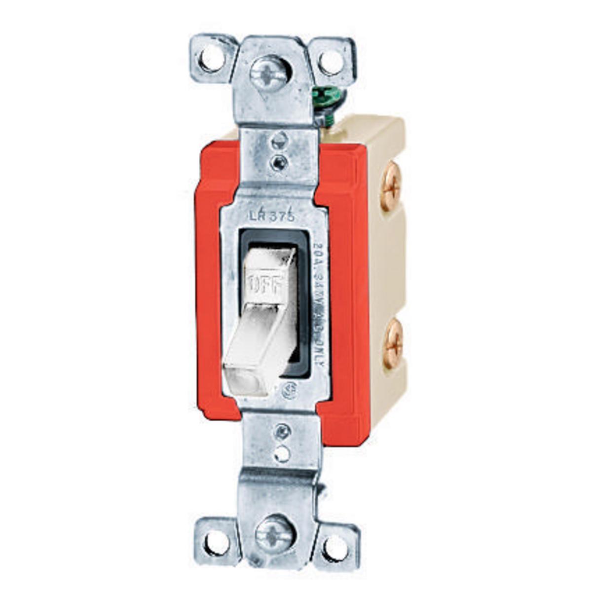 Hubbell Wiring Device-Kellems HBL18224WCN Toggle Switches