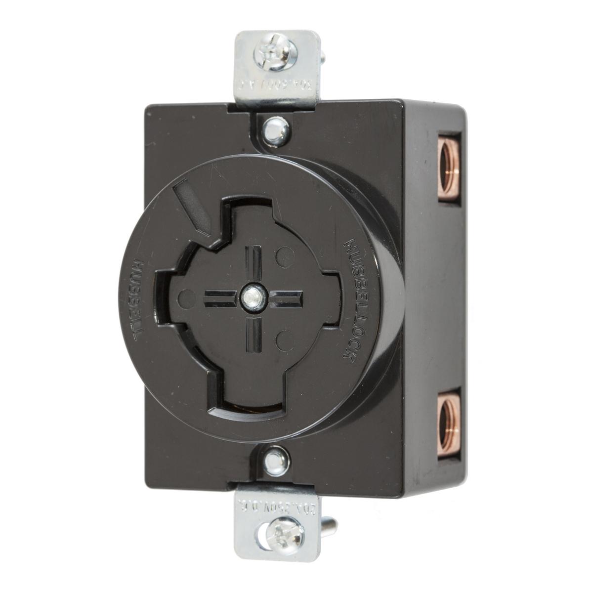Hubbell Wiring Device-Kellems HBL20403 Locking Receptacles