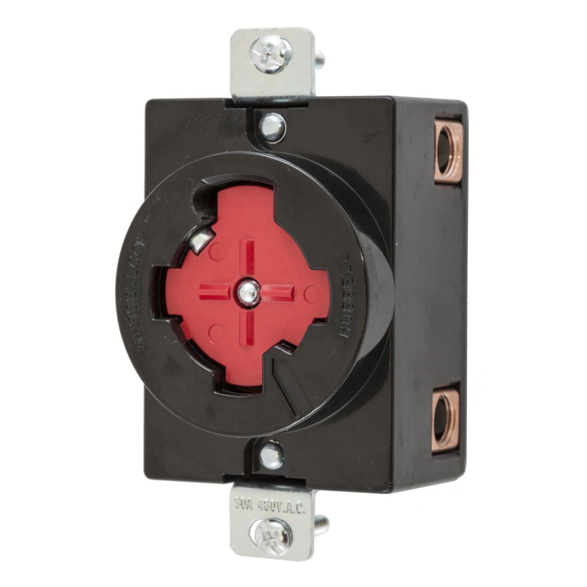 Hubbell Wiring Device-Kellems HBL20443 Locking Receptacles