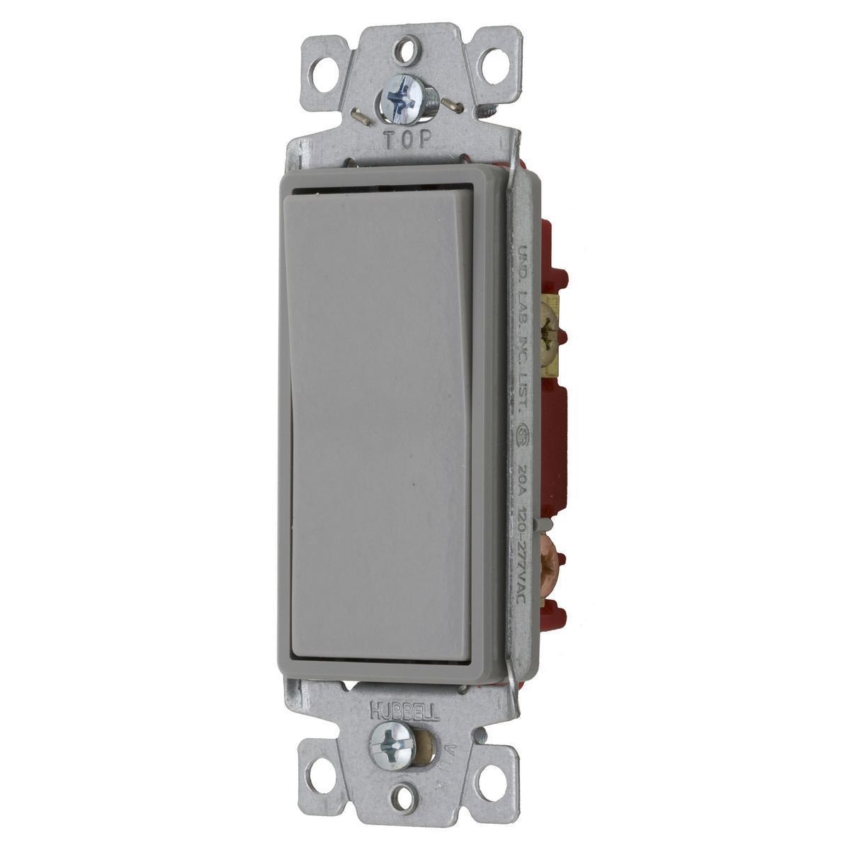 Hubbell Wiring Device-Kellems HBL2101347GY Rocker Switches