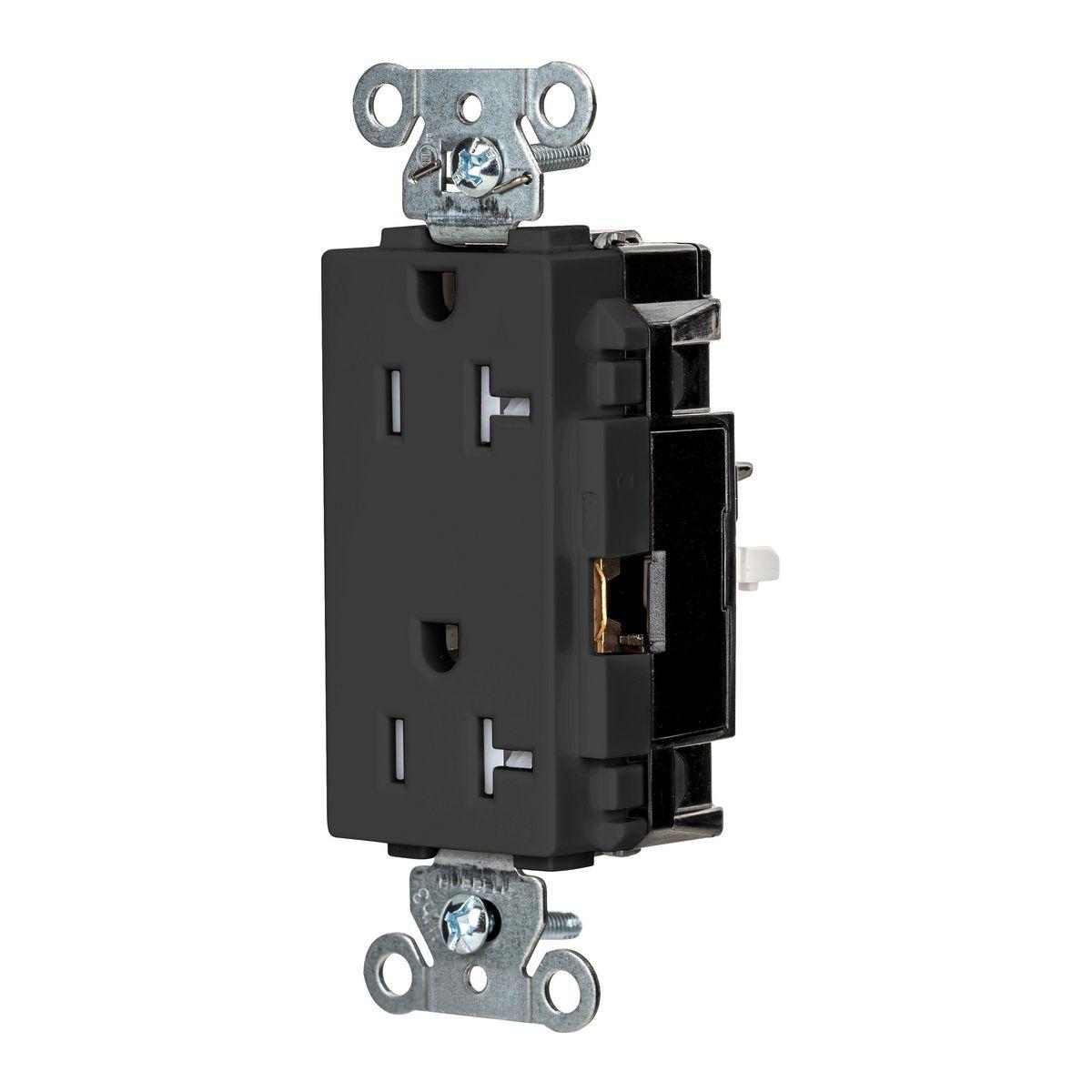 Hubbell Wiring Device-Kellems HBL2162STBKTR Straight Blade Receptacles