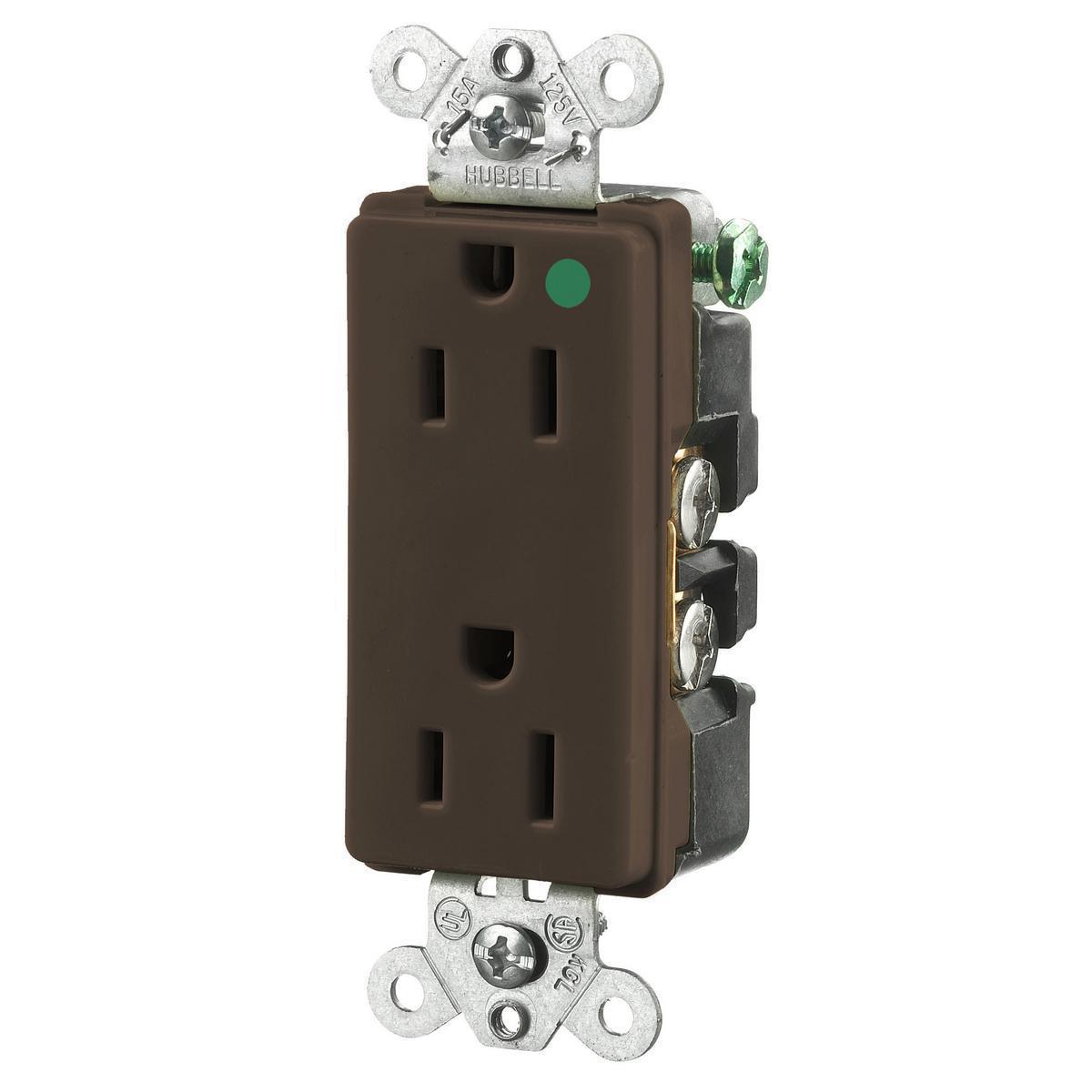 Hubbell Wiring Device-Kellems HBL2172 Straight Blade Receptacles
