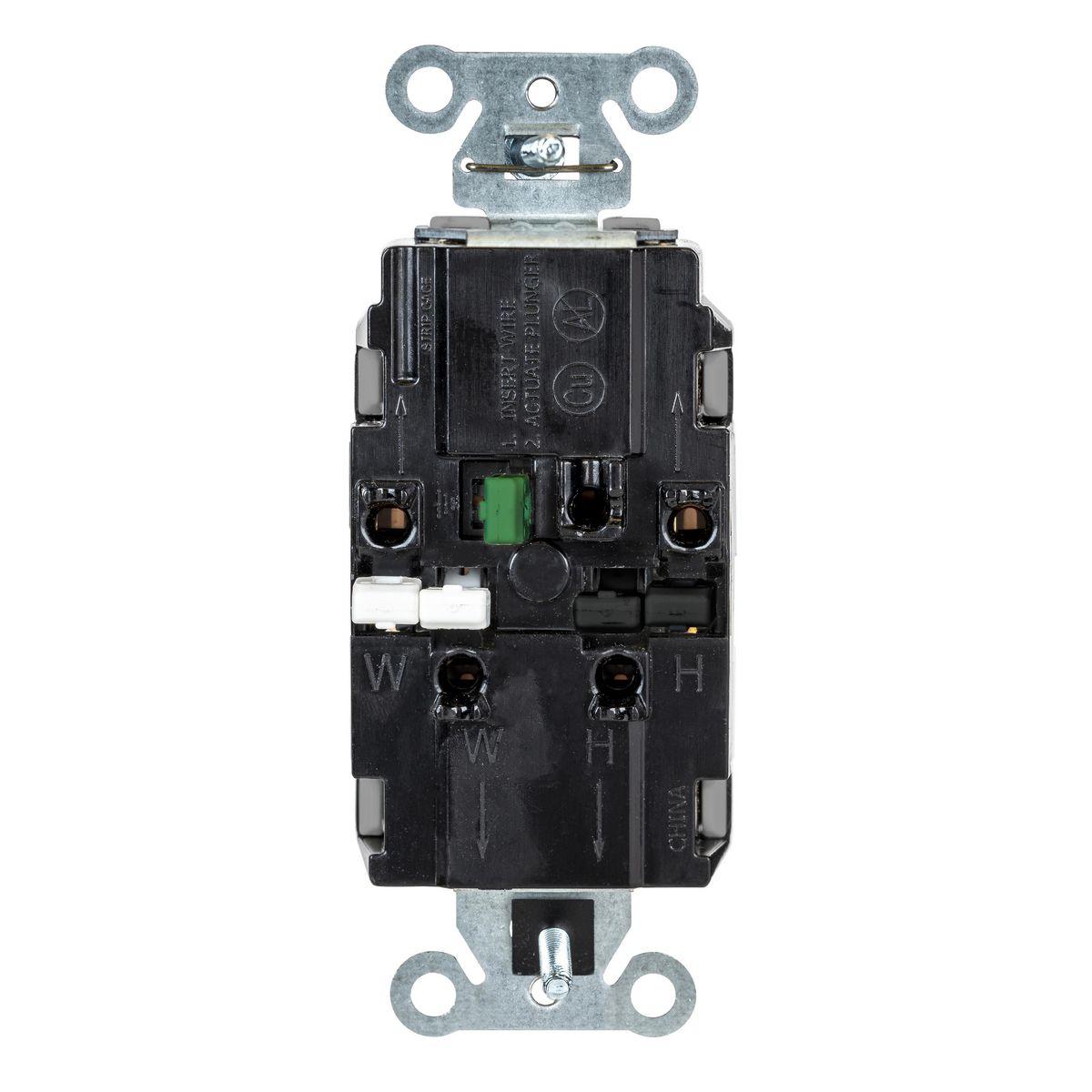 Hubbell Wiring Device-Kellems HBL2172STGY Straight Blade Receptacles