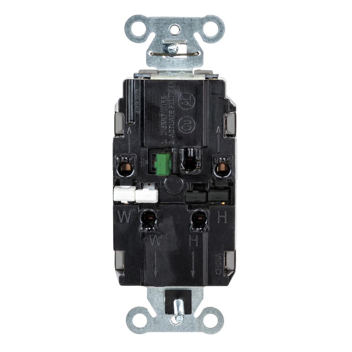 Hubbell Wiring Device-Kellems HBL2182STGYTR Straight Blade Receptacles