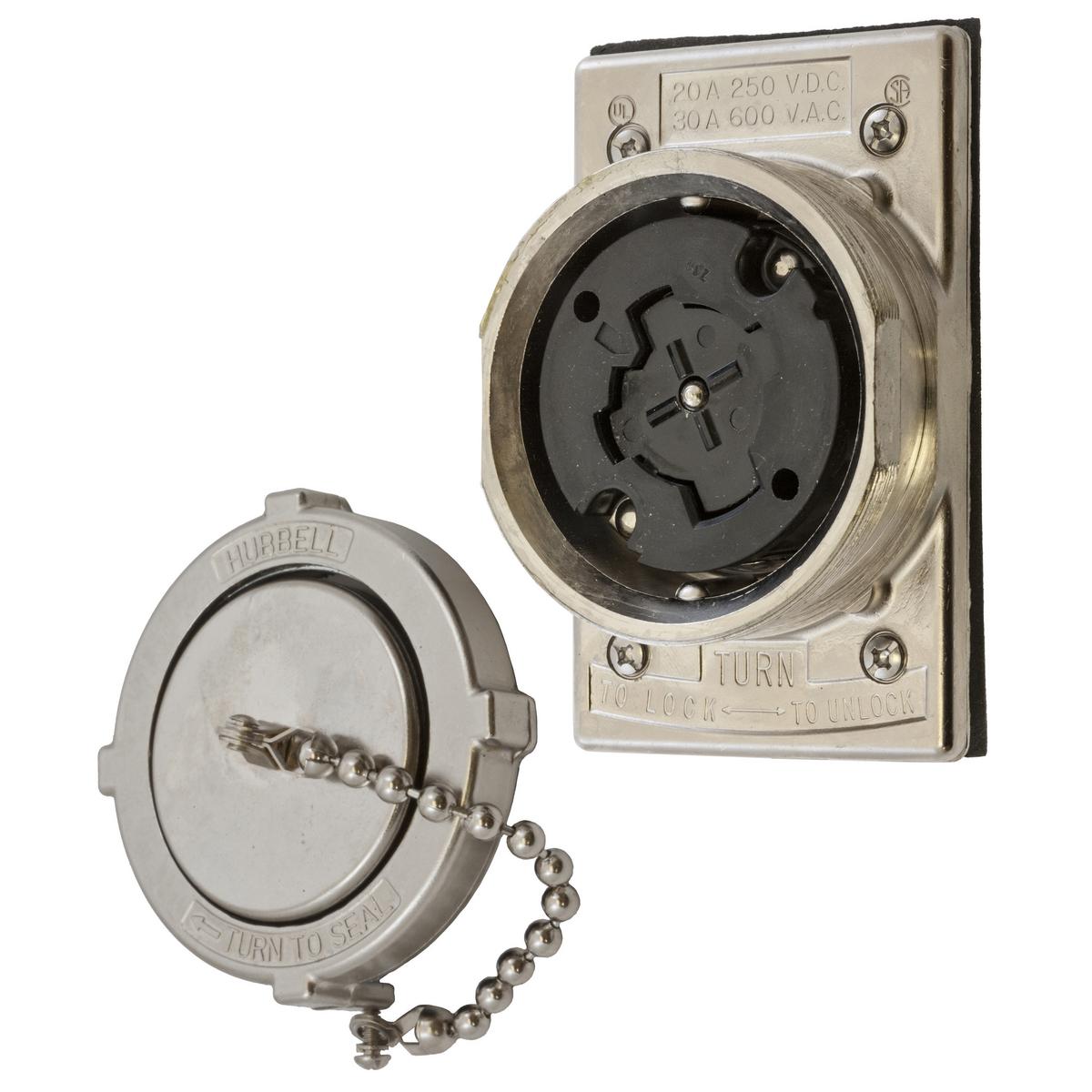 Hubbell Wiring Device-Kellems HBL22CM427 Locking Receptacles