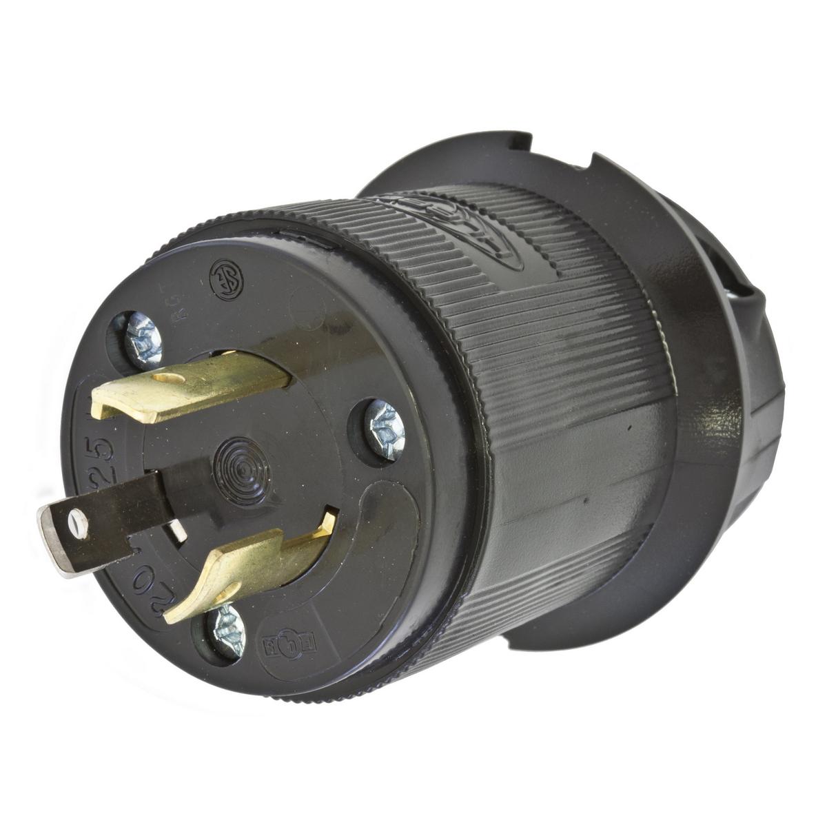 Hubbell Wiring Device-Kellems HBL2311EBK Locking Plugs