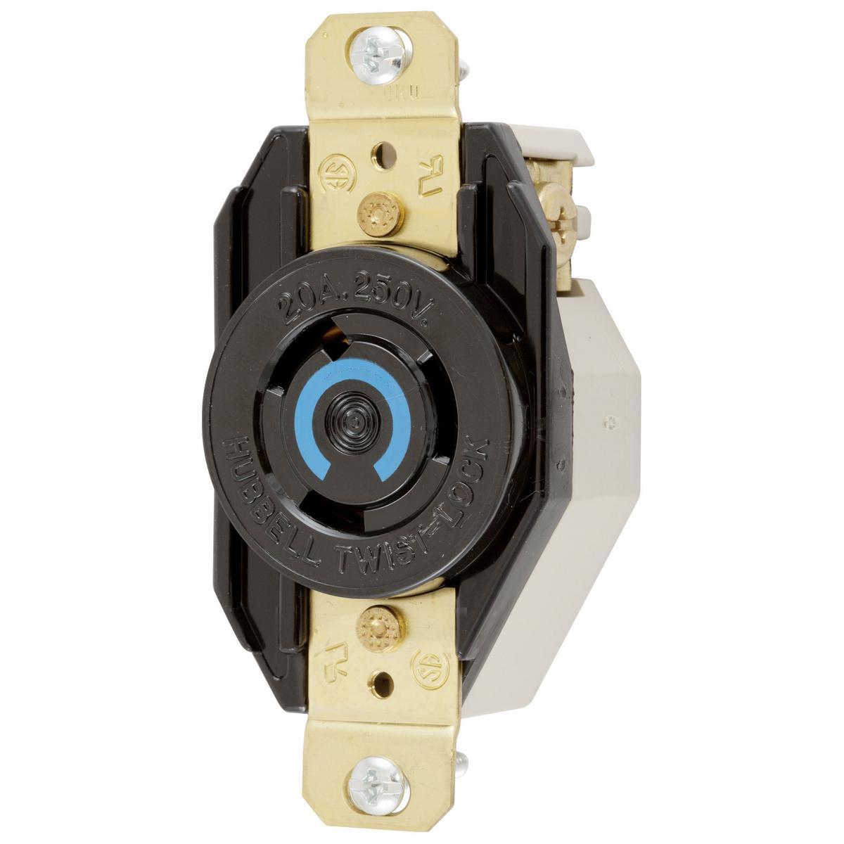 Hubbell Wiring Device-Kellems HBL2320RT Locking Receptacles