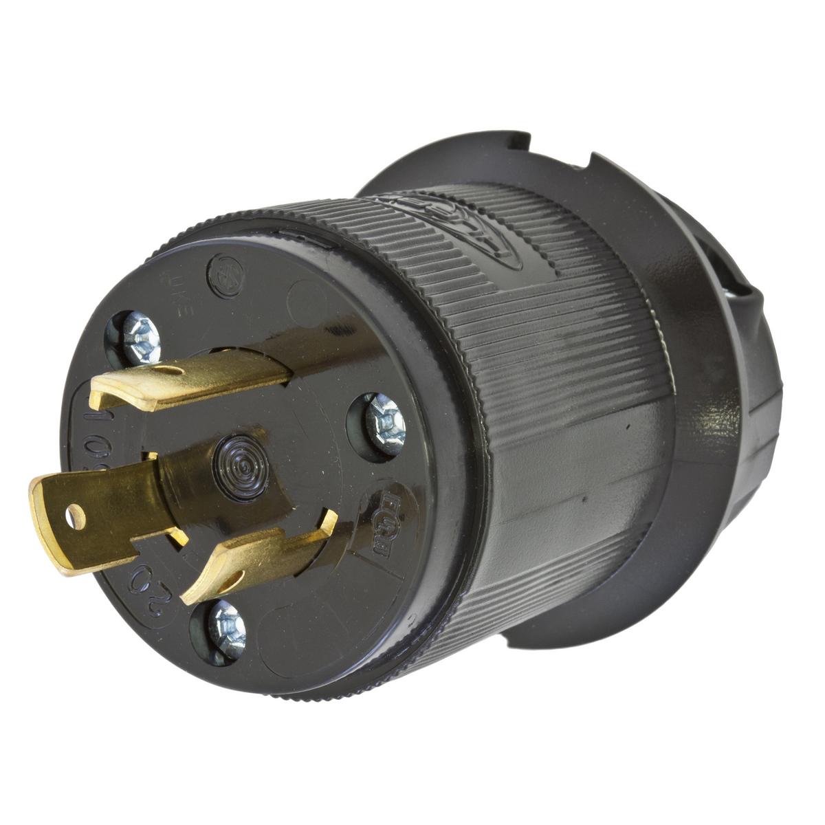 Hubbell Wiring Device-Kellems HBL2321BK Locking Plugs