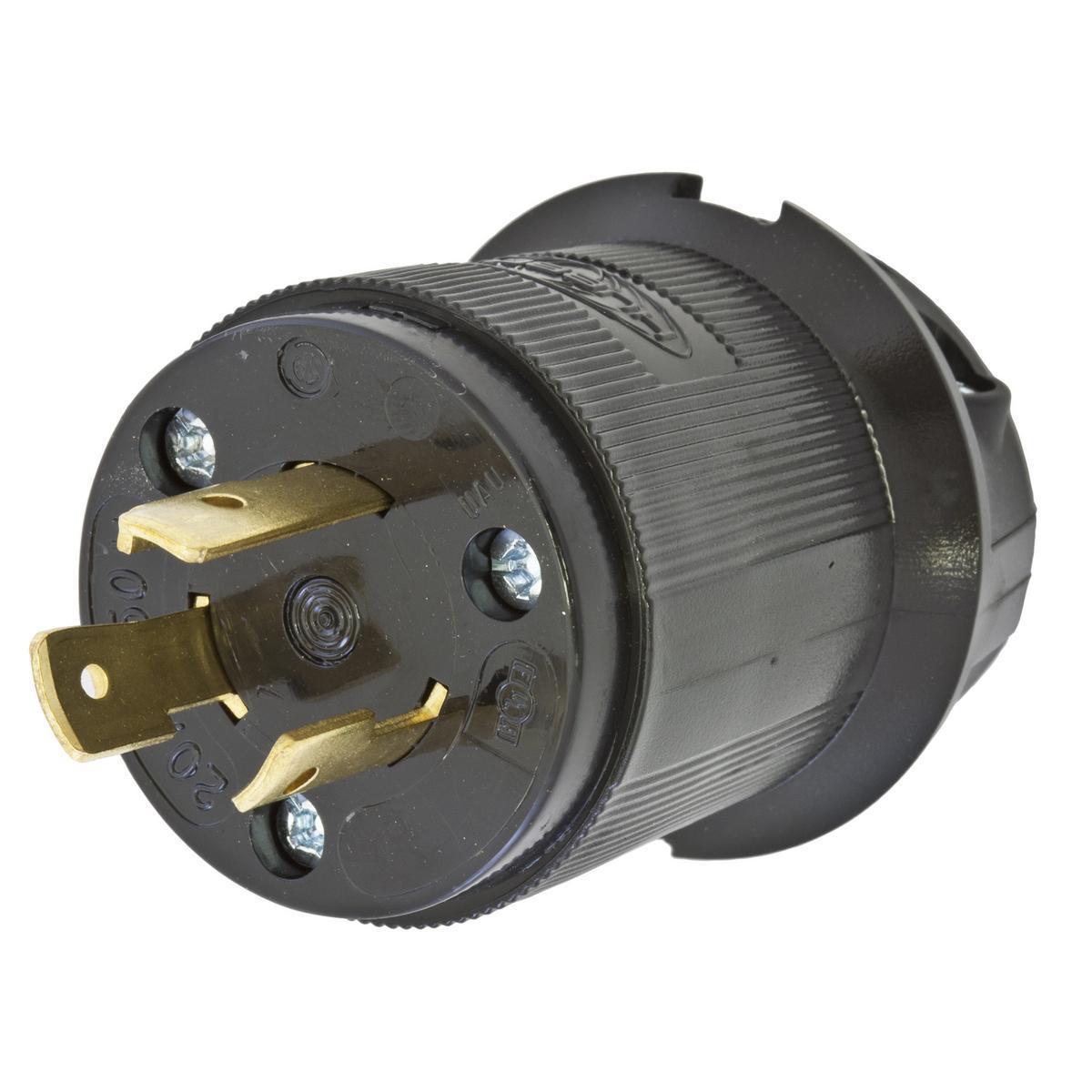 Hubbell Wiring Device-Kellems HBL2321EBK Locking Plugs