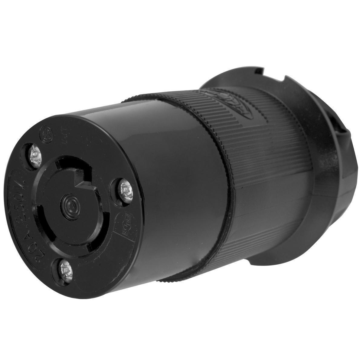 Hubbell Wiring Device-Kellems HBL2323EBK Locking Connectors