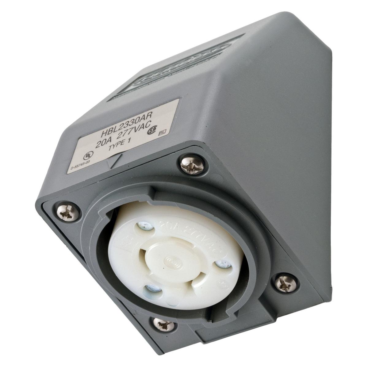 Hubbell Wiring Device-Kellems HBL2330AR Locking Receptacles