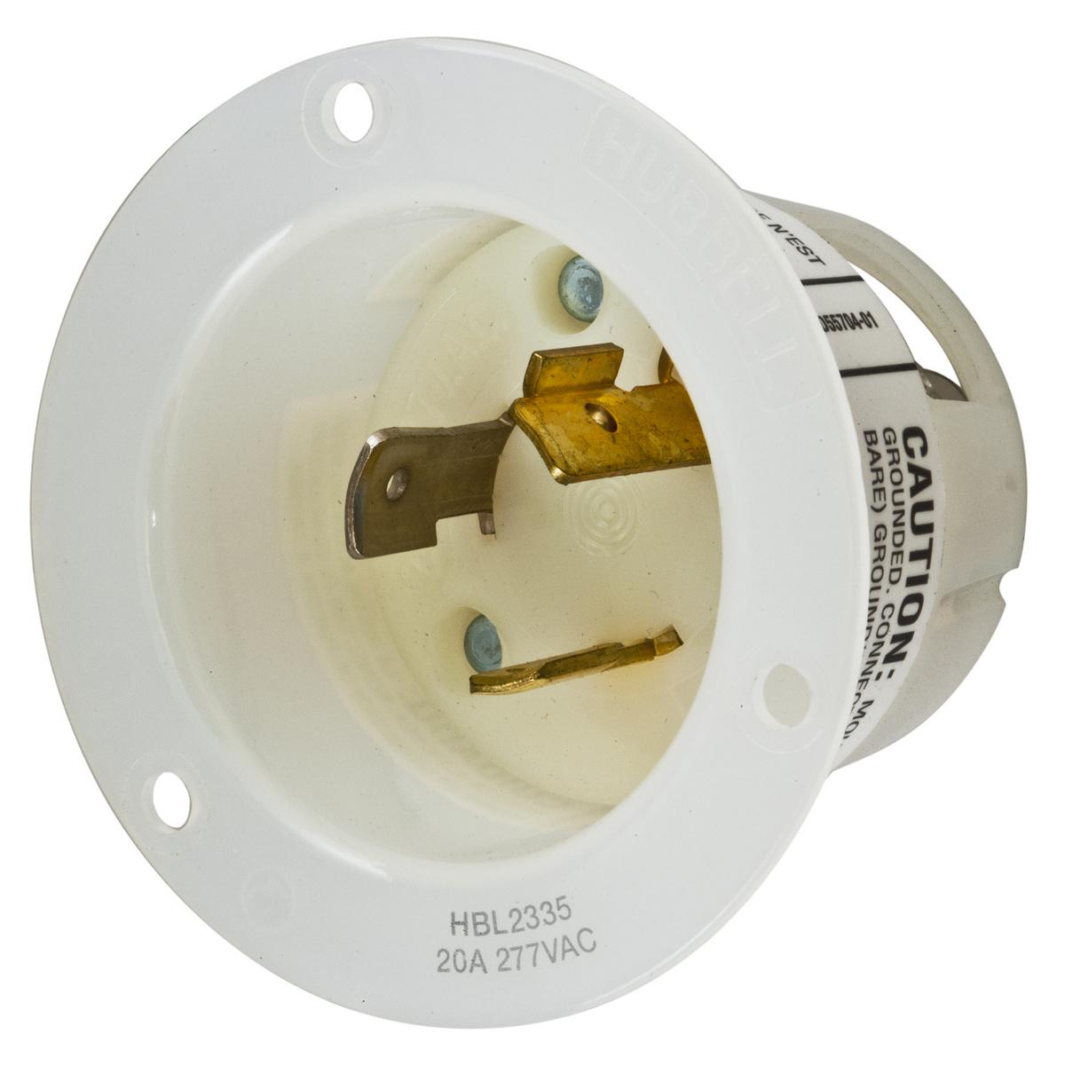 Hubbell Wiring Device-Kellems HBL2335ST Locking Receptacles