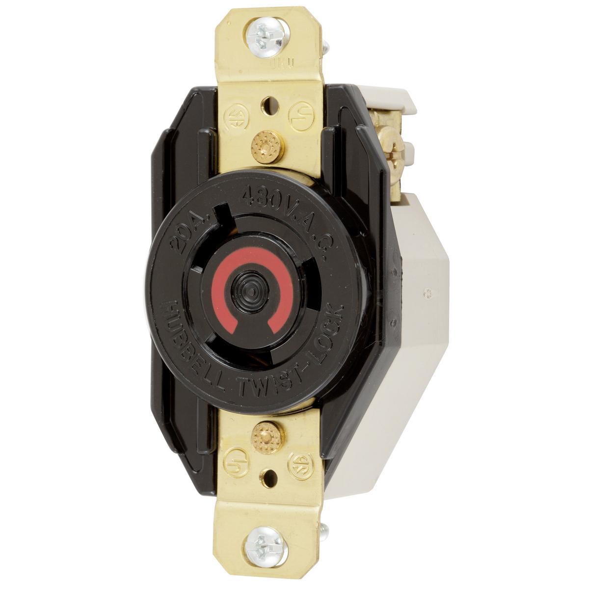 Hubbell Wiring Device-Kellems HBL2340 Locking Receptacles