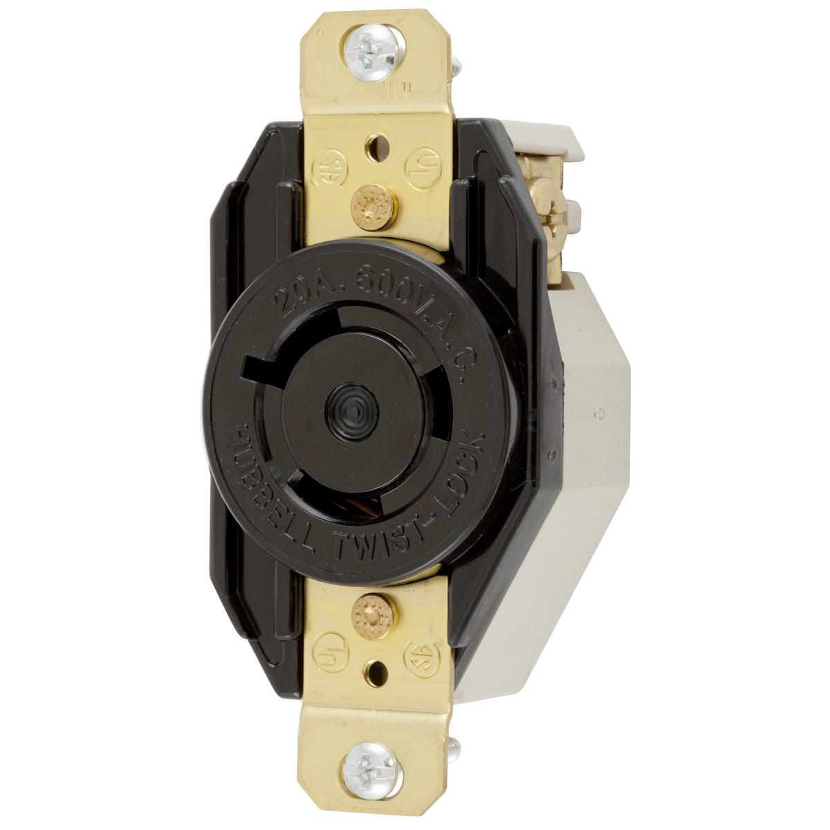 Hubbell Wiring Device-Kellems HBL2350 Locking Receptacles