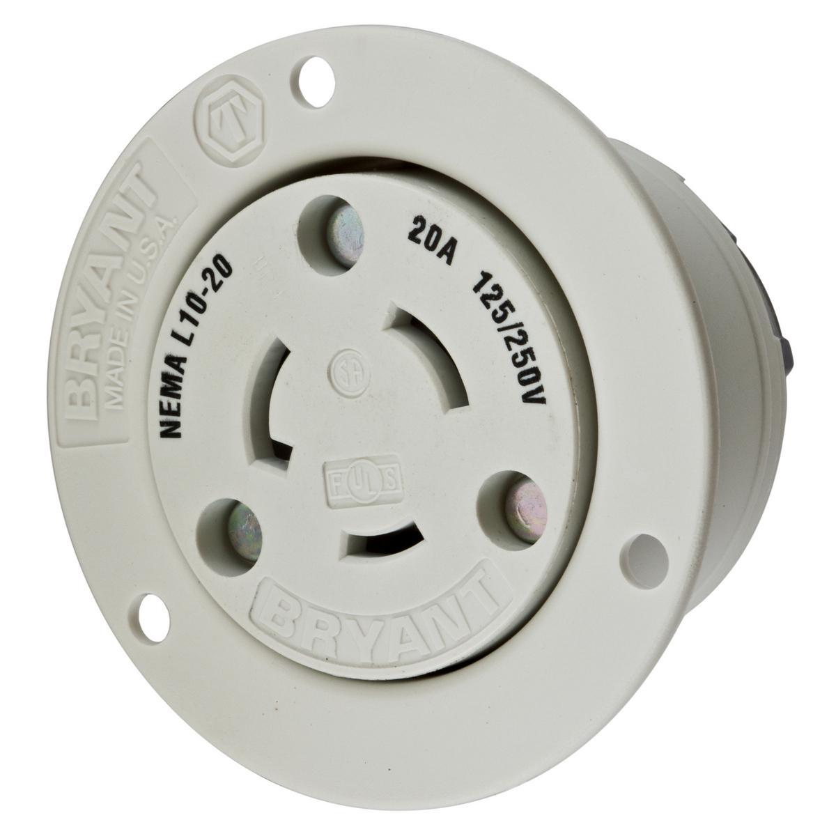 Hubbell Wiring Device-Kellems HBL2366 Locking Receptacles