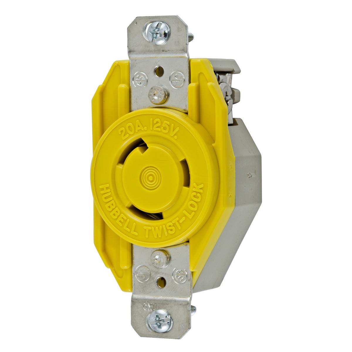 Hubbell Wiring Device-Kellems HBL23CM10 Locking Receptacles