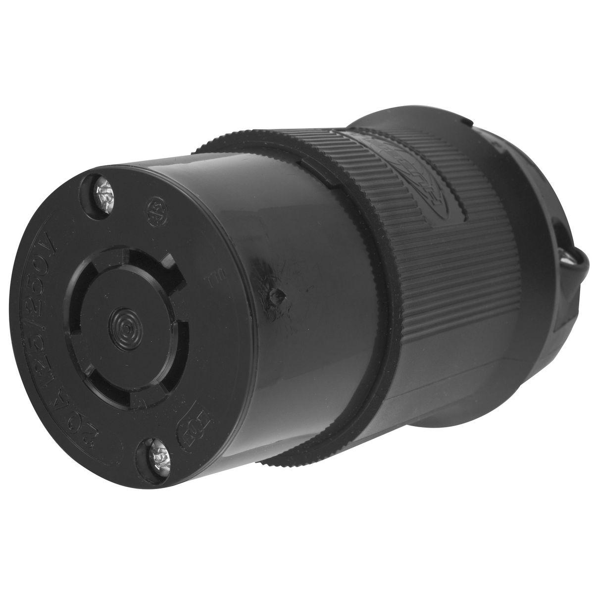Hubbell Wiring Device-Kellems HBL2413STBK Locking Connectors