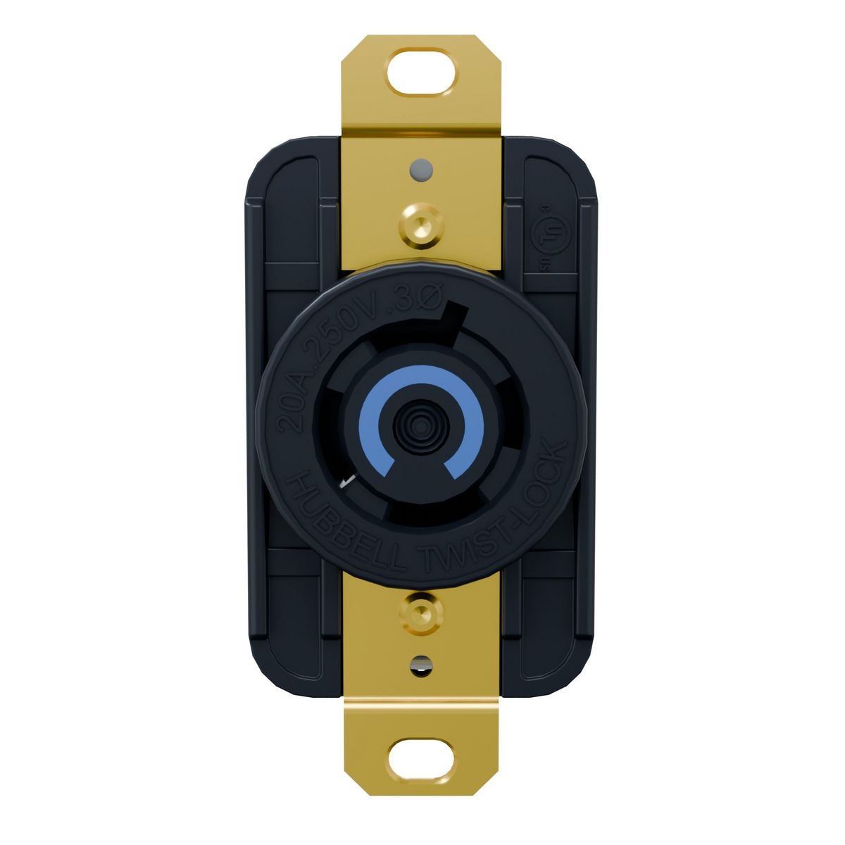Hubbell Wiring Device-Kellems HBL2420ST Locking Receptacles