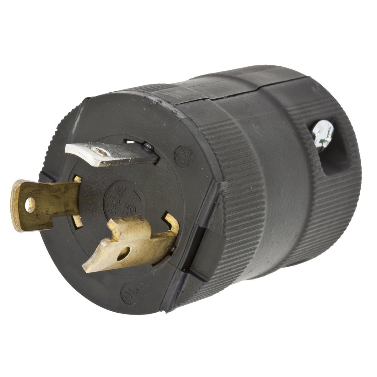 Hubbell Wiring Device-Kellems HBL2611VBK Locking Plugs