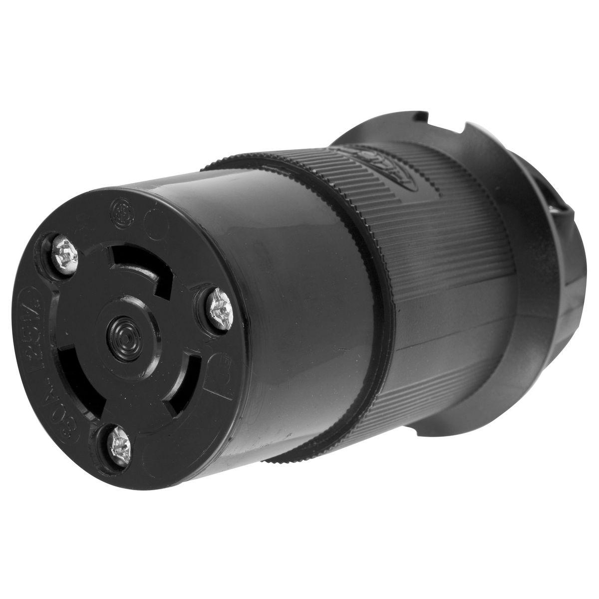 Hubbell Wiring Device-Kellems HBL2613STBK Locking Connectors