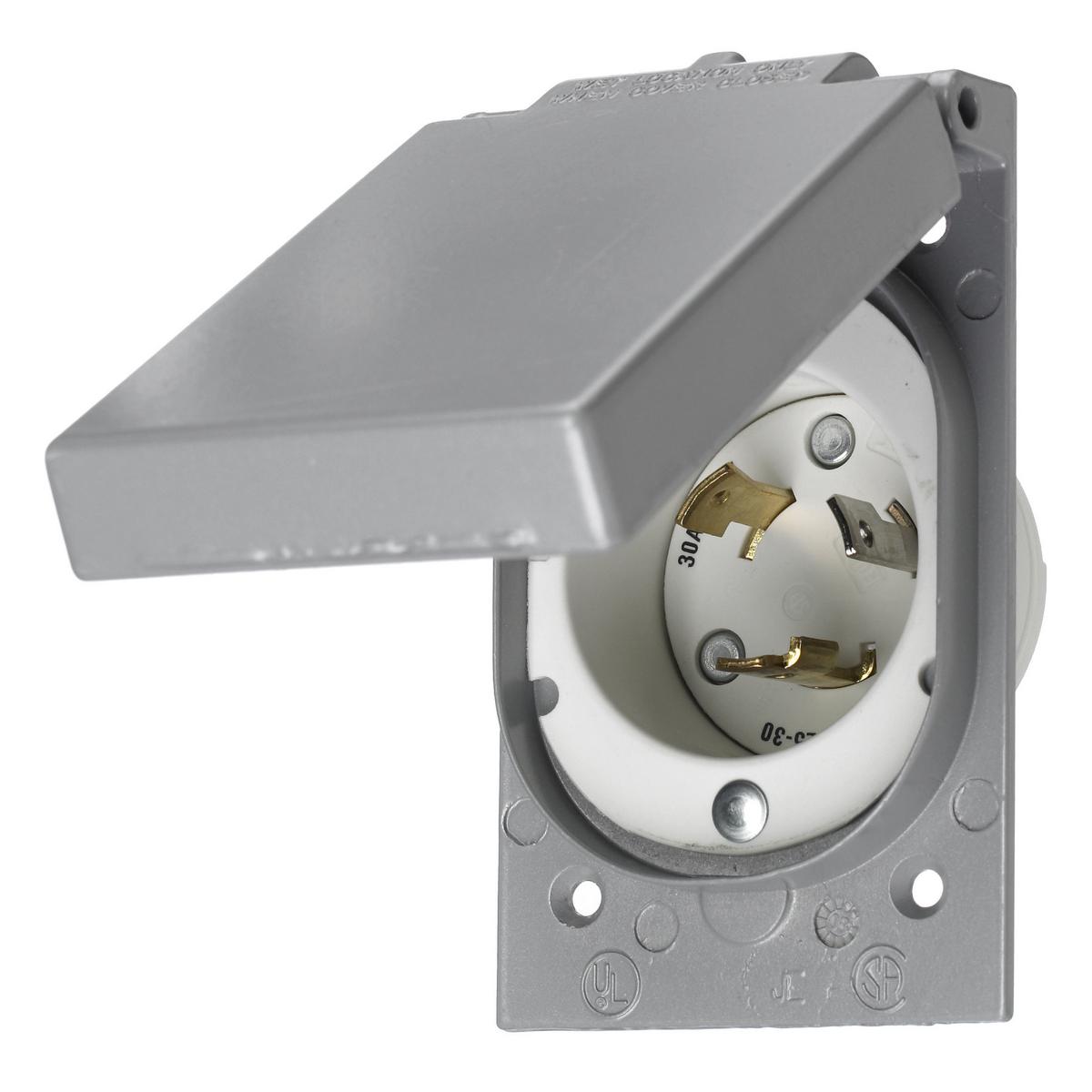 Hubbell Wiring Device-Kellems HBL2615M3 Locking Flanged Inlets & Outlets