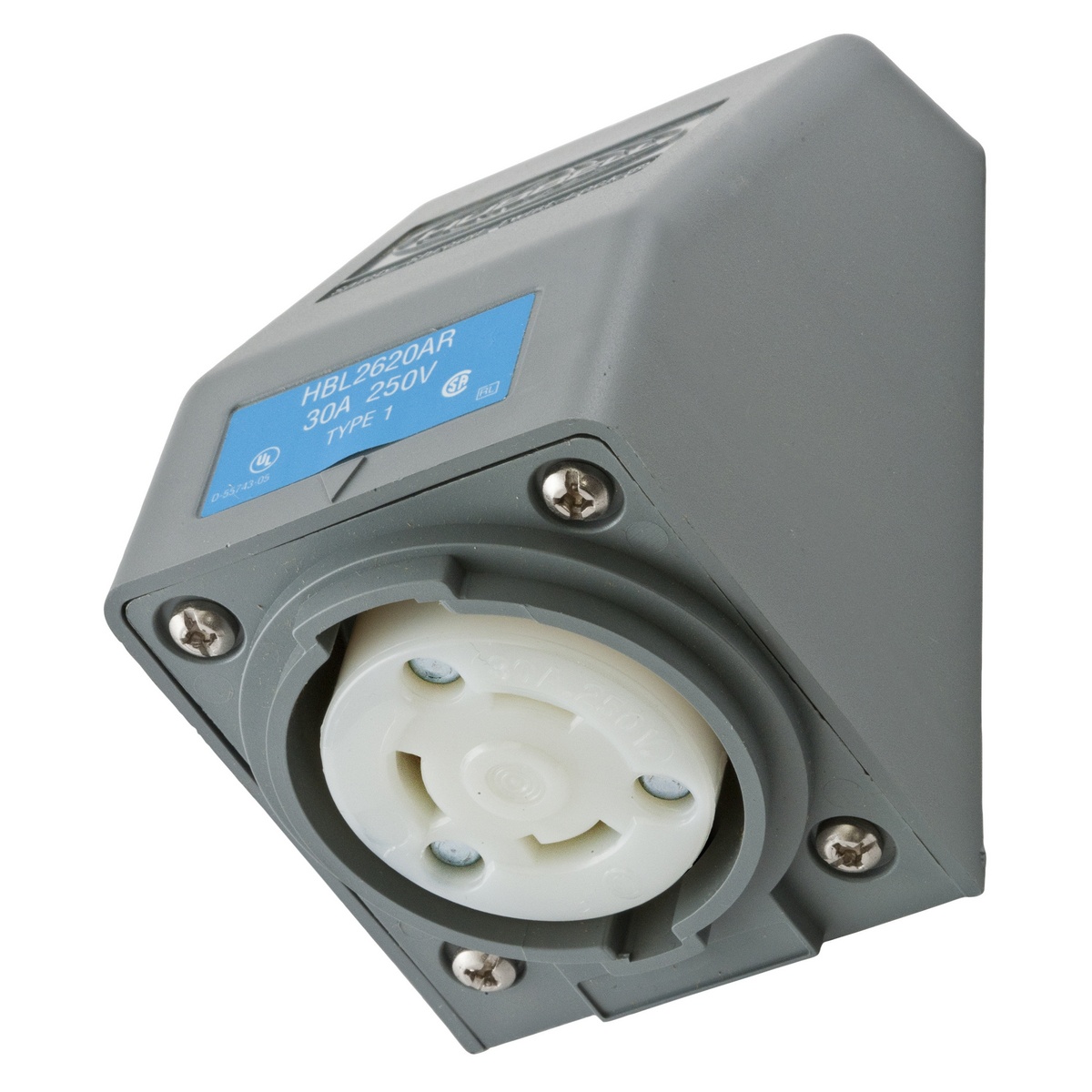 Hubbell Wiring Device-Kellems HBL2620AR Locking Receptacles