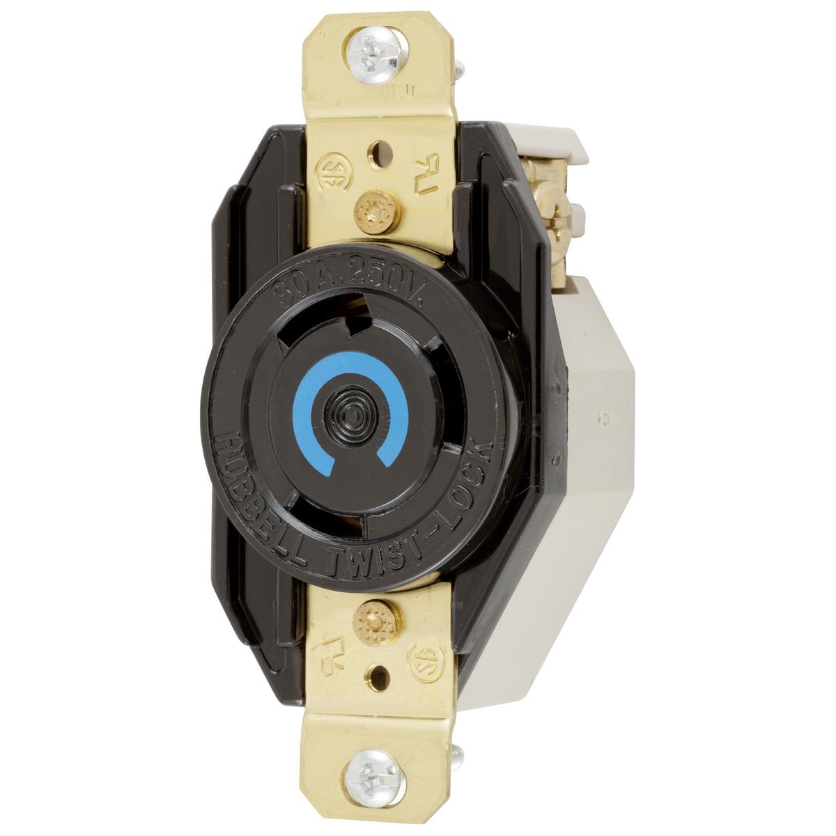 Hubbell Wiring Device-Kellems HBL2620RT Locking Receptacles
