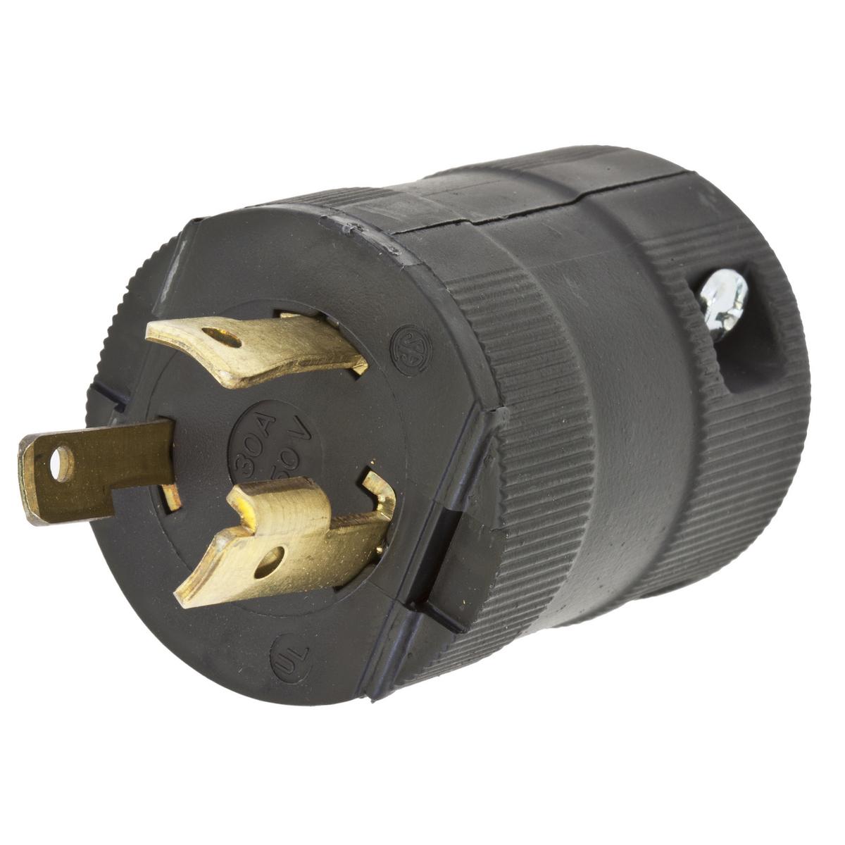 Hubbell Wiring Device-Kellems HBL2621VBK Locking Plugs