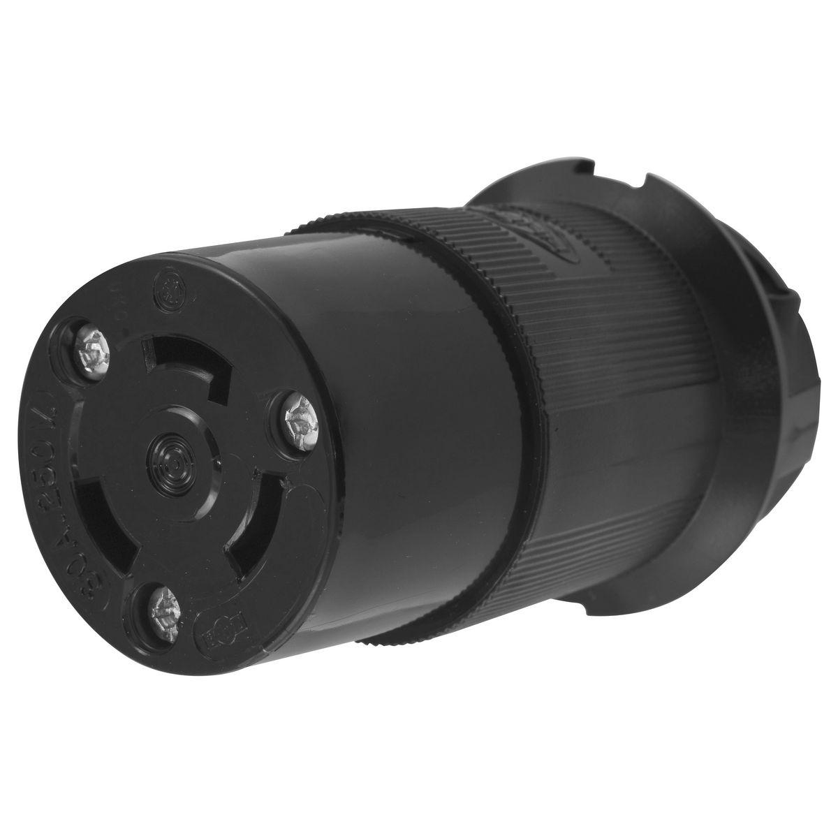Hubbell Wiring Device-Kellems HBL2623STBK Locking Connectors