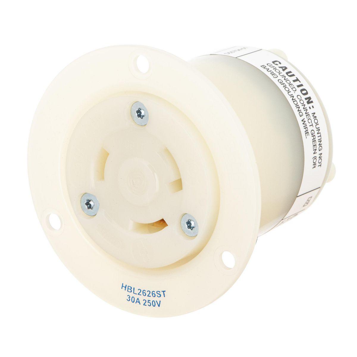Hubbell Wiring Device-Kellems hbl2626st Locking Receptacles