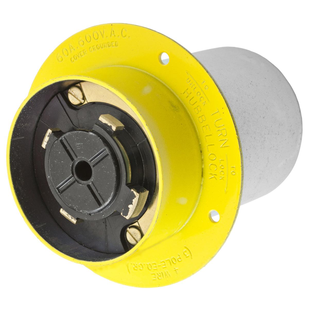 Hubbell Wiring Device-Kellems HBL26422 Locking Flanged Inlets & Outlets