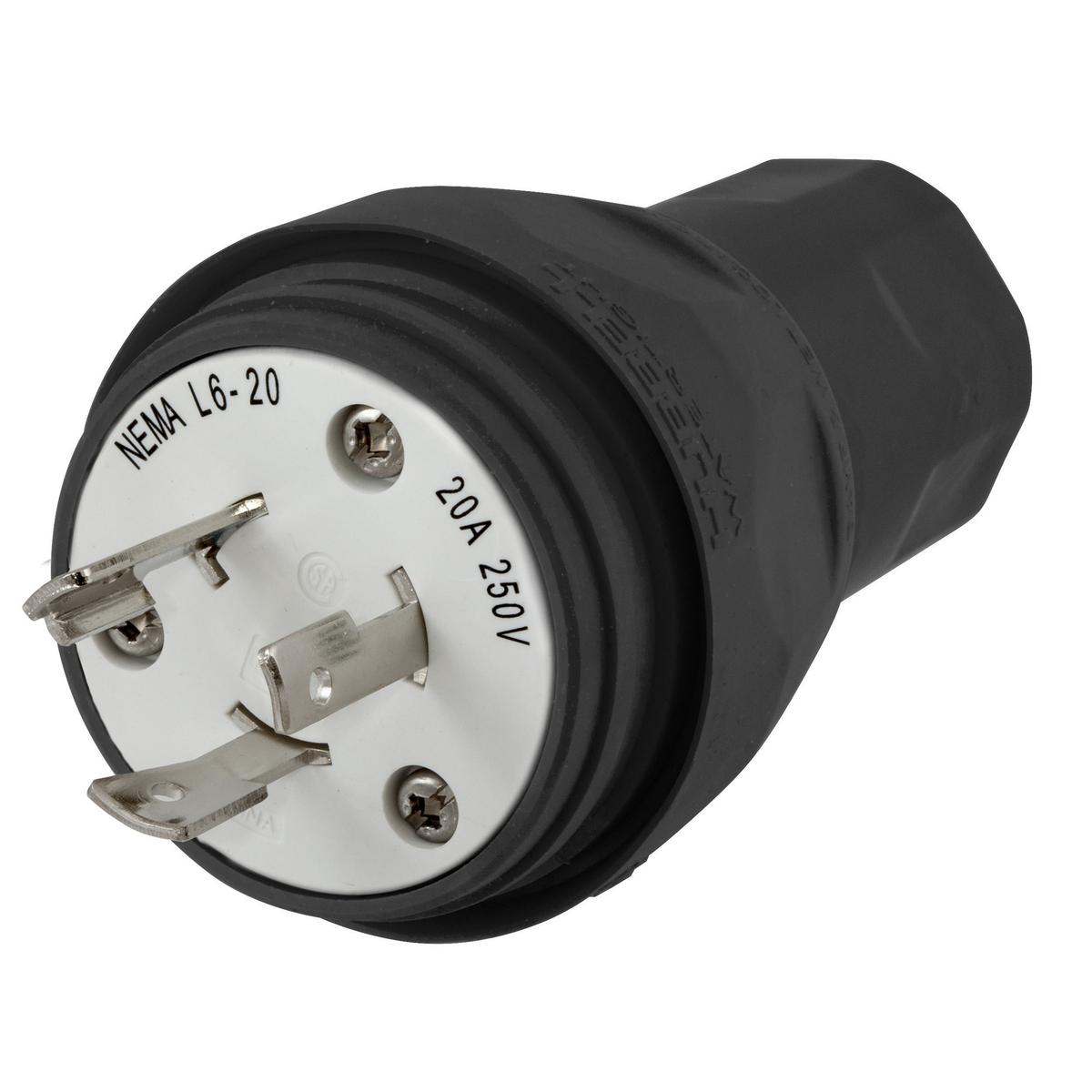 Hubbell Wiring Device-Kellems HBL26W48BK Locking Plugs