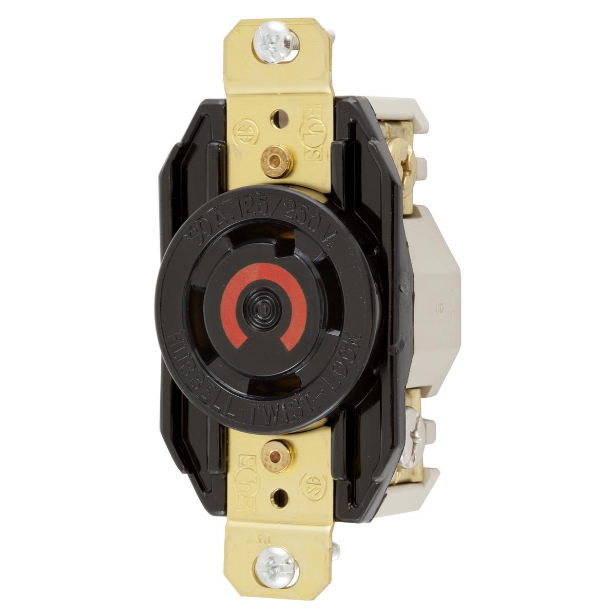 Hubbell Wiring Device-Kellems HBL2710 Locking Receptacles