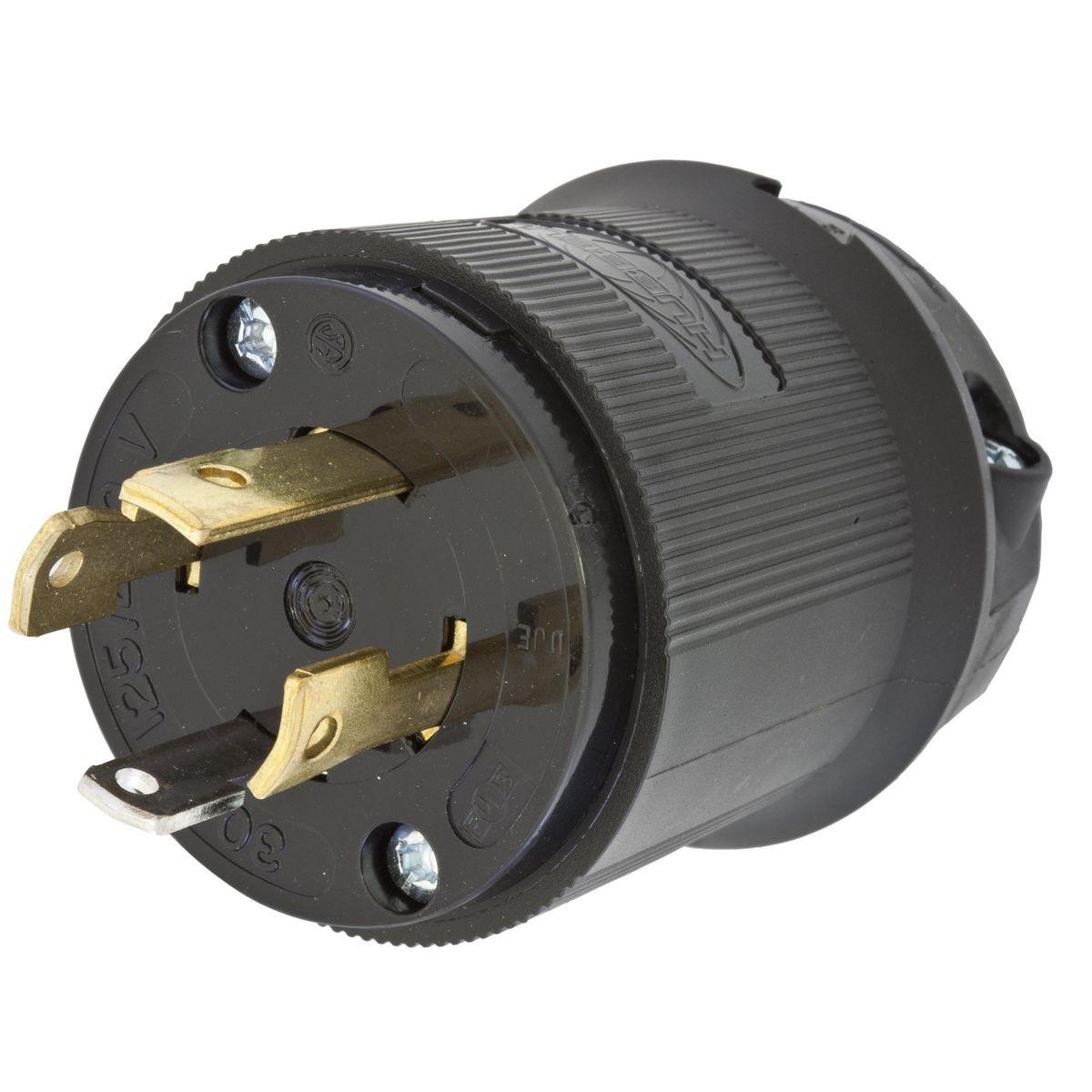 Hubbell Wiring Device-Kellems HBL2711STBK Locking Plugs