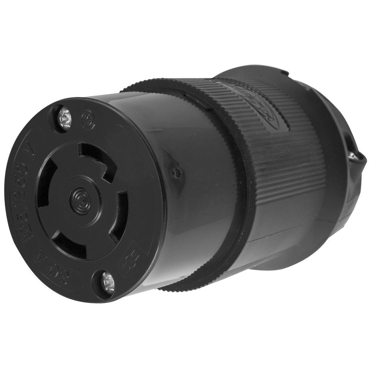 Hubbell Wiring Device-Kellems HBL2713BK Locking Connectors