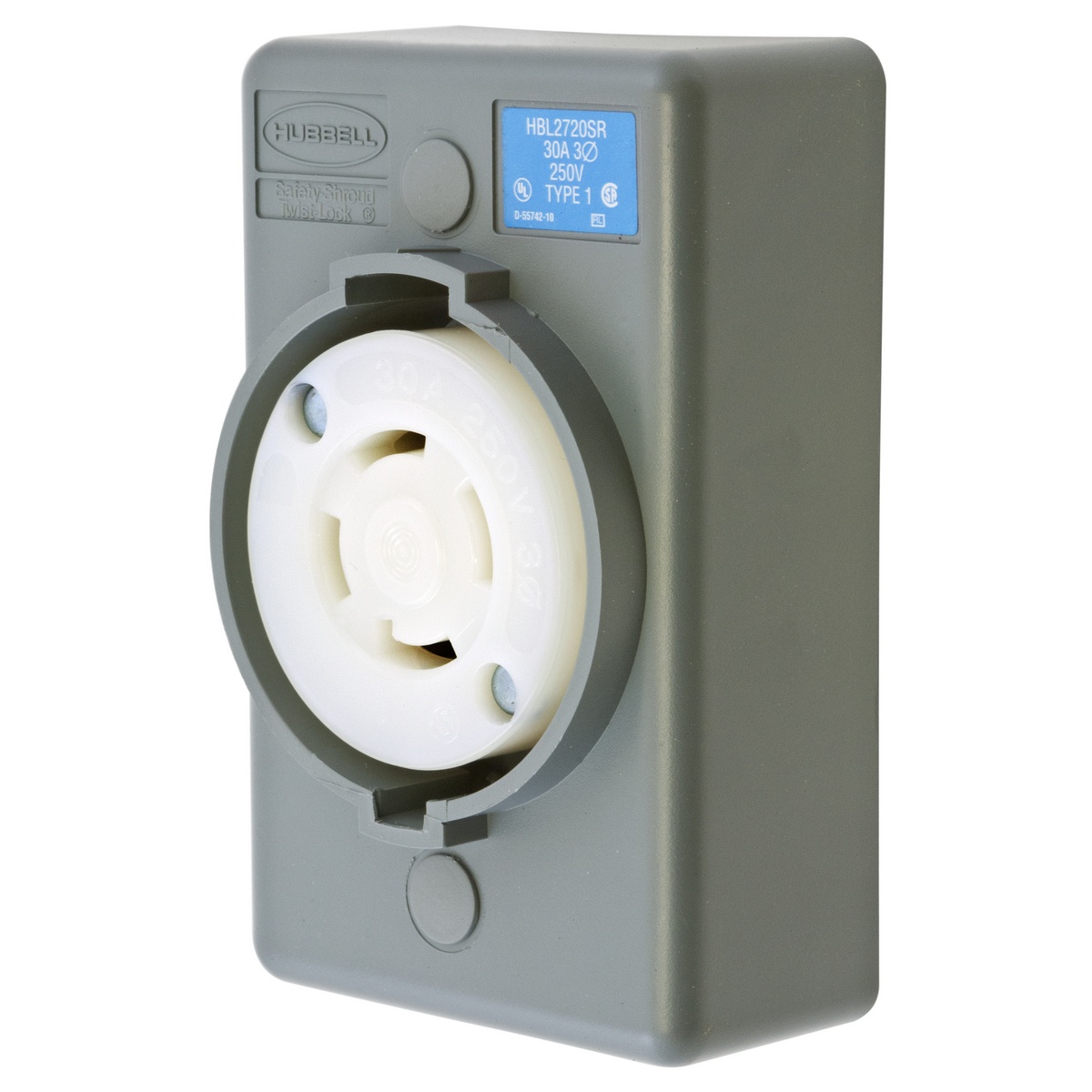 Hubbell Wiring Device-Kellems HBL2720SR Locking Receptacles