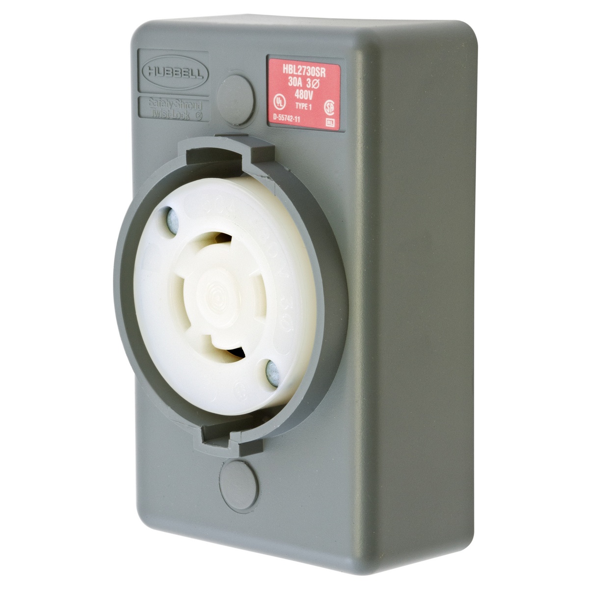 Hubbell Wiring Device-Kellems HBL2730SR Locking Receptacles