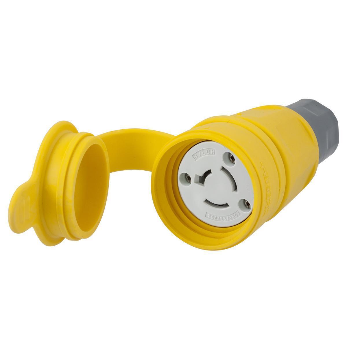 Hubbell Wiring Device-Kellems HBL27W08 Locking Connectors