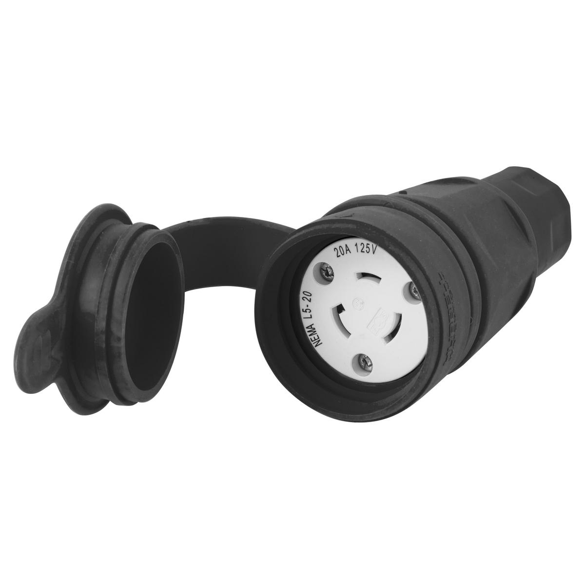 Hubbell Wiring Device-Kellems HBL27W47BK Locking Connectors