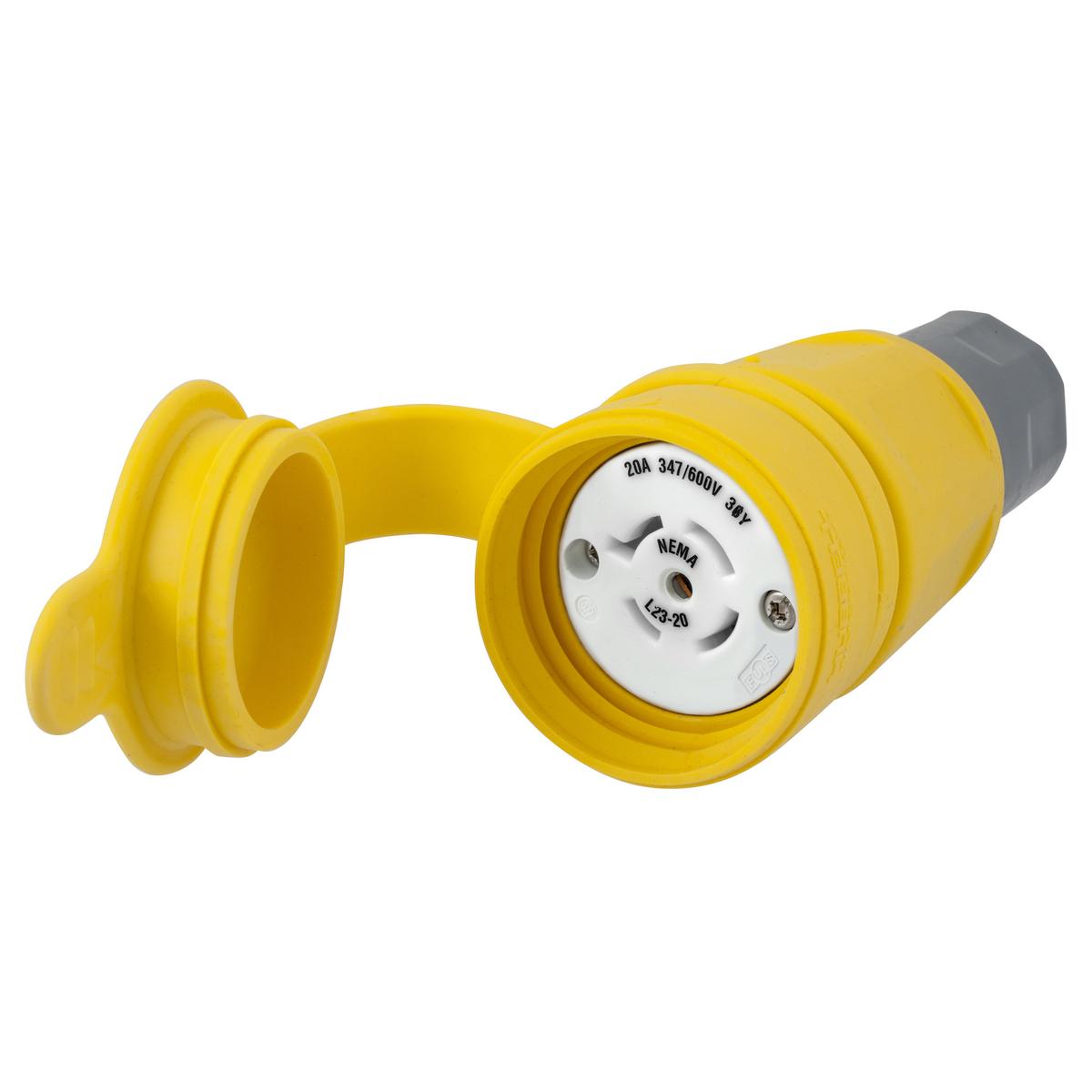 Hubbell Wiring Device-Kellems HBL27W83 Locking Connectors
