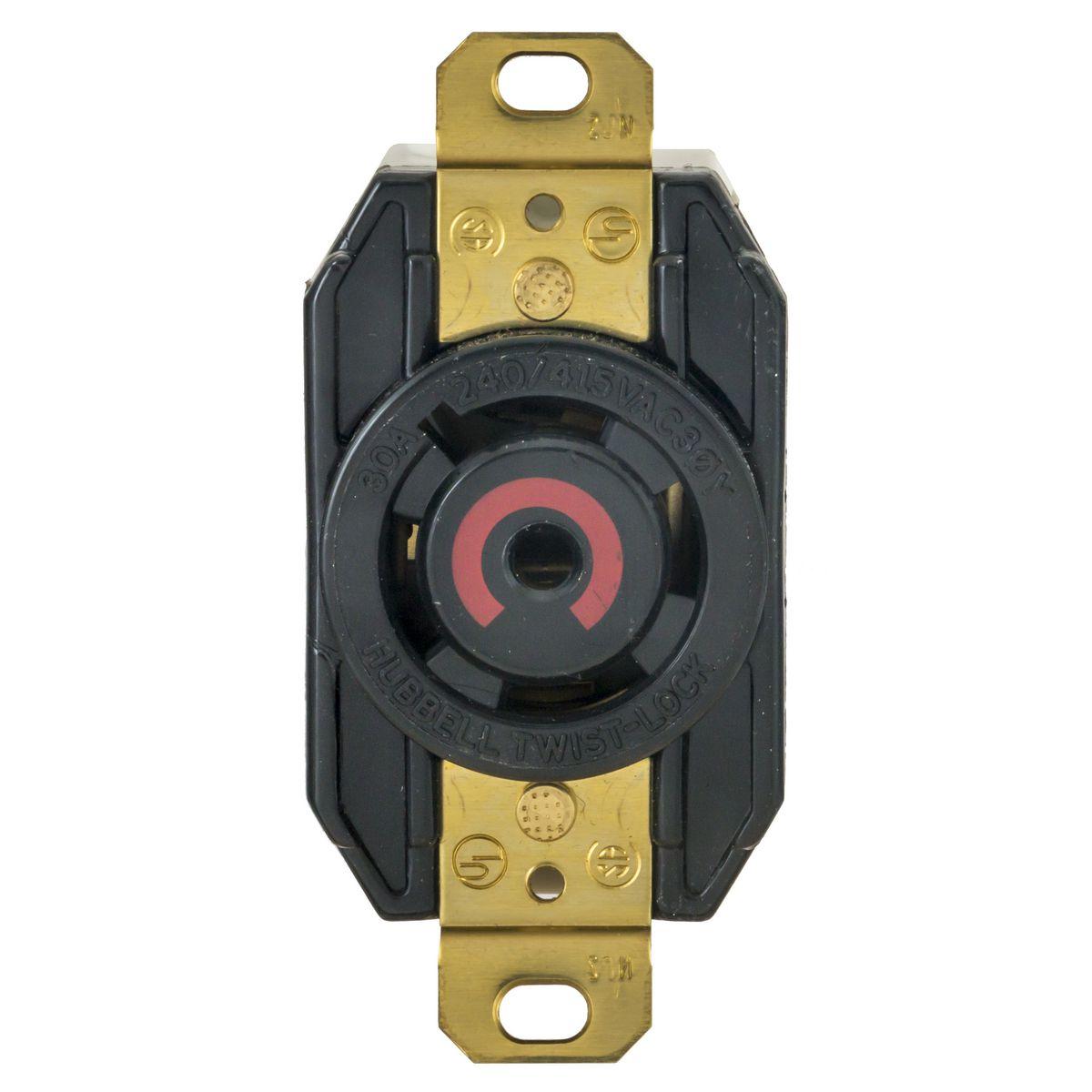 Hubbell Wiring Device-Kellems HBL2800 Locking Receptacles