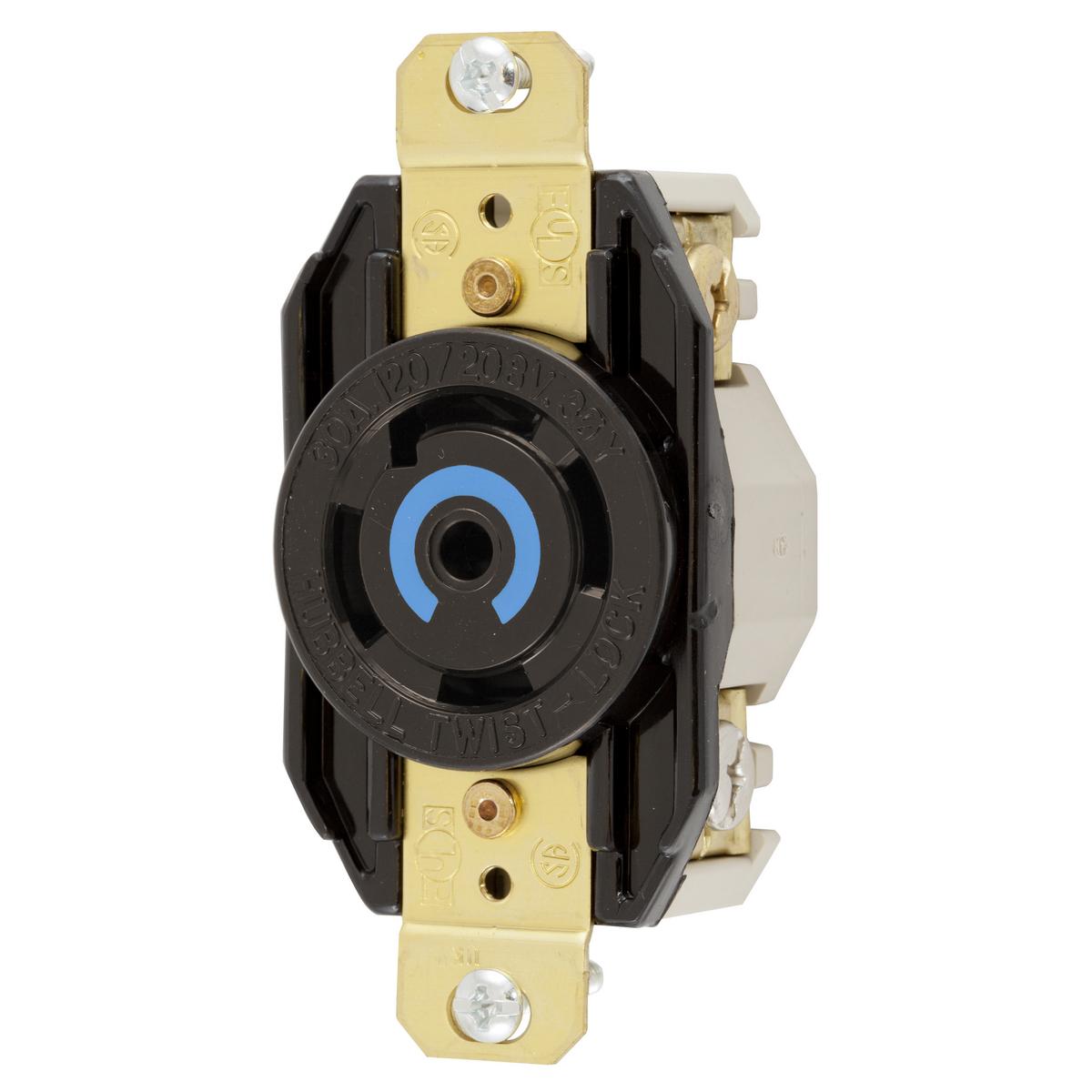 Hubbell Wiring Device-Kellems HBL2810 Locking Receptacles