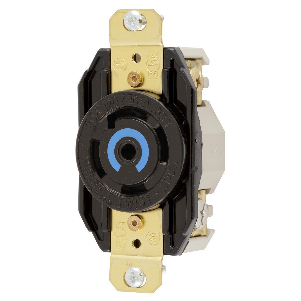 Hubbell Wiring Device-Kellems HBL2810M2 Locking Receptacles