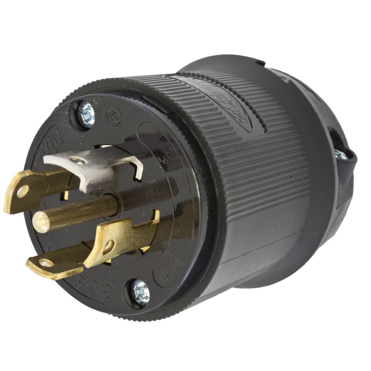 Hubbell Wiring Device-Kellems HBL2811BK Locking Plugs