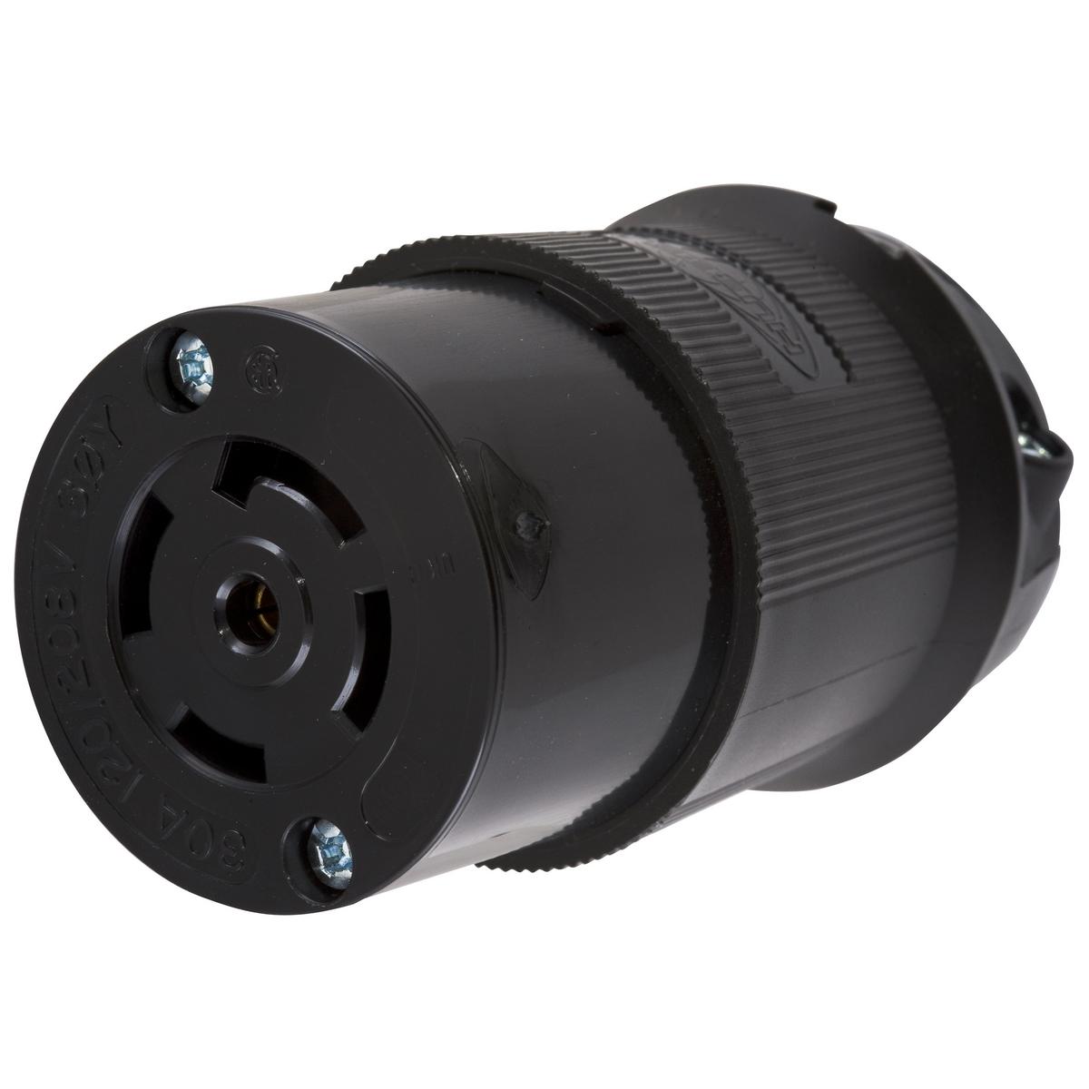 Hubbell Wiring Device-Kellems HBL2813BK Locking Connectors