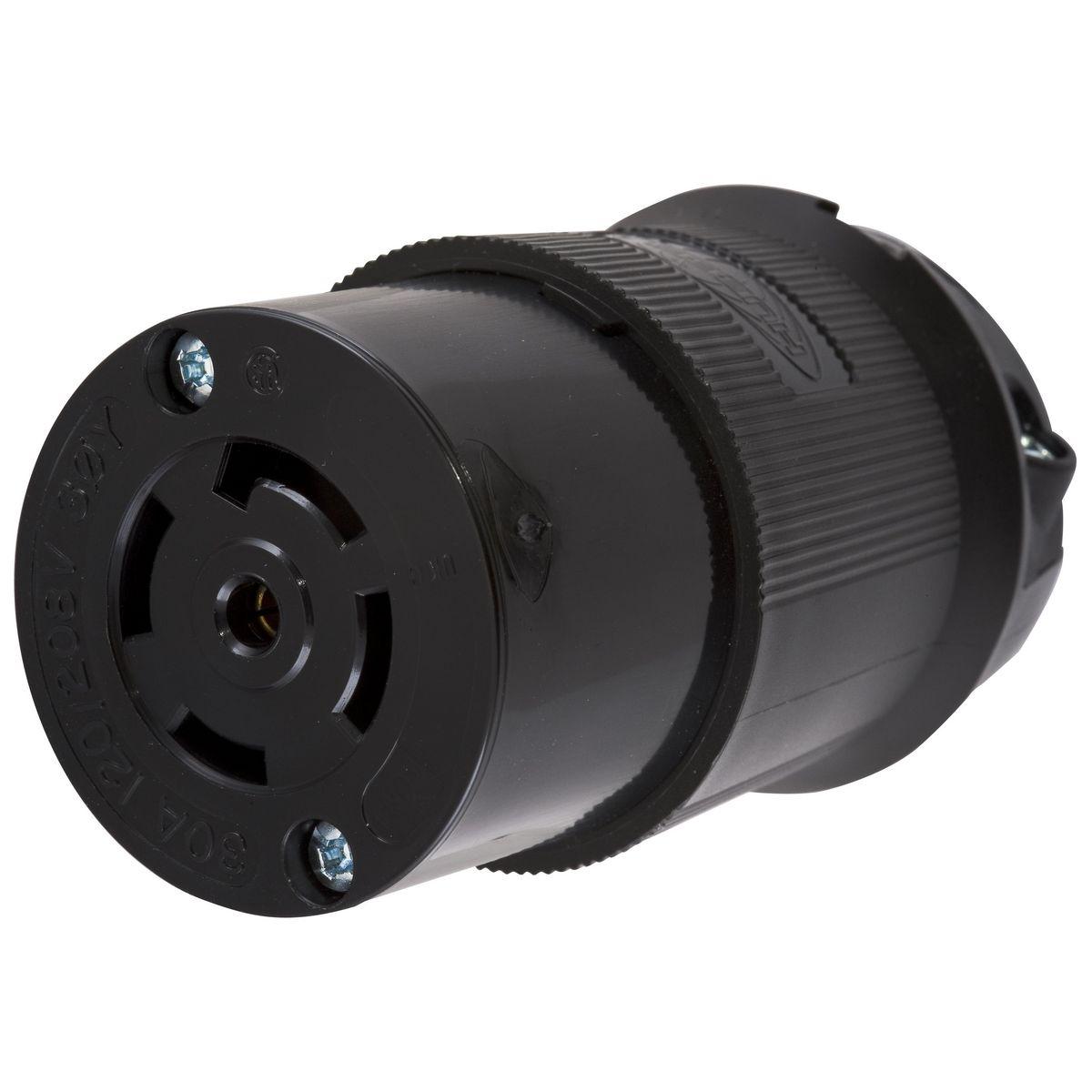 Hubbell Wiring Device-Kellems HBL2813STBK Locking Connectors