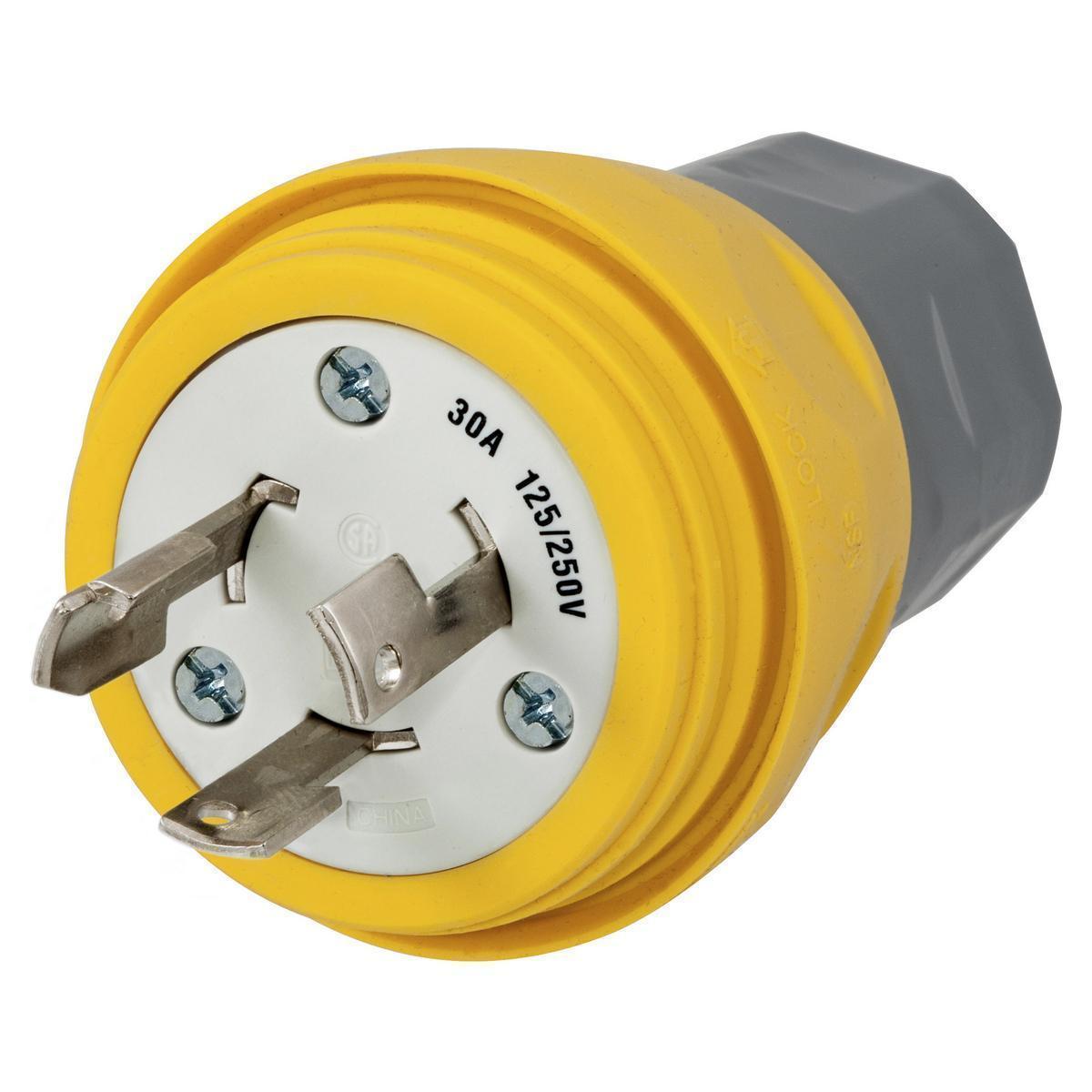 Hubbell Wiring Device-Kellems HBL28W08 Locking Plugs